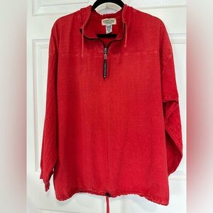 Beautiful Red EzzE Wear 100% cotton Top by Honey-Komb